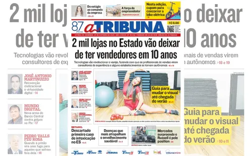 
          Imagem ilustrativa da imagem Confira os destaques do jornal A Tribuna deste domingo
          