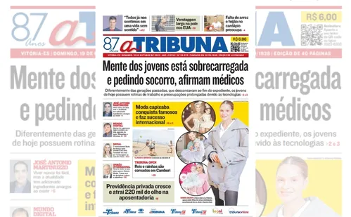 
          Imagem ilustrativa da imagem Confira os destaques do jornal A Tribuna deste domingo
          
