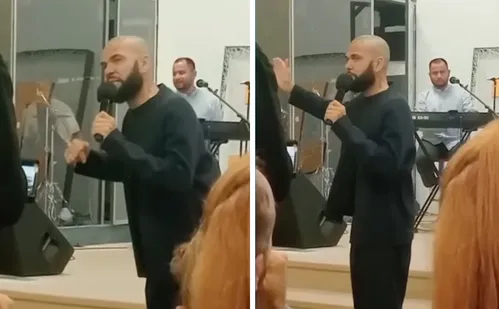 
          Imagem ilustrativa da imagem Daniel Alves faz discurso em igreja evangélica na Espanha e diz que é 'prova da fé'
          