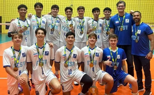 
          Imagem ilustrativa da imagem Espírito Santo é campeão brasileiro sub-16 de vôlei
          