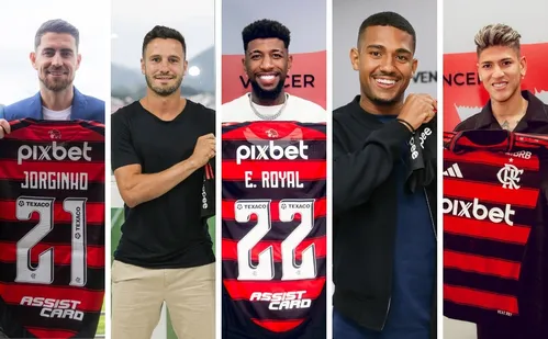 
          Imagem ilustrativa da imagem Flamengo inscreve os cinco reforços 'europeus' para as oitavas da Libertadores
          