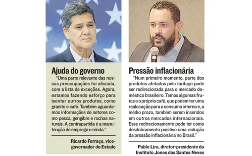 
          Imagem ilustrativa da imagem Governo do ES prepara apoio a setores afetados por tarifas dos EUA
          