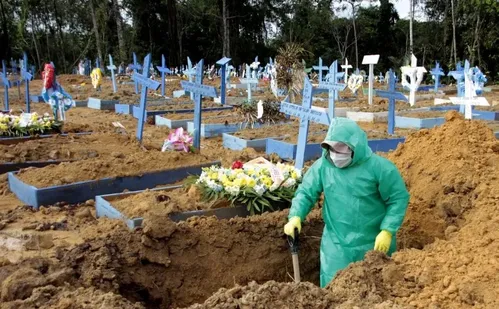 
          Imagem ilustrativa da imagem Há 5 anos Brasil chegava a 100 mil mortos por Covid-19
          