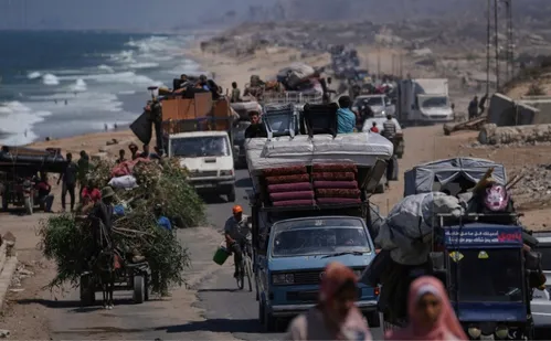 
          Imagem ilustrativa da imagem Israel ordena evacuação total da Cidade de Gaza
          