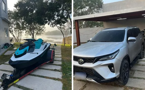 
          Imagem ilustrativa da imagem Itens de luxo são apreendidos em ação da polícia contra rifas ilegais no ES
          