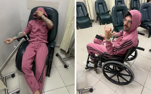 
          Imagem ilustrativa da imagem Luan Pereira dá entrada no hospital com pedras nos rins
          