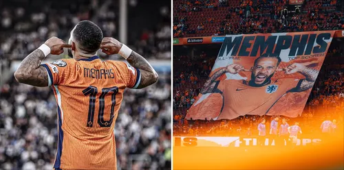 
          Imagem ilustrativa da imagem Memphis ganha bandeirão, bate novo recorde e põe Holanda perto da Copa
          