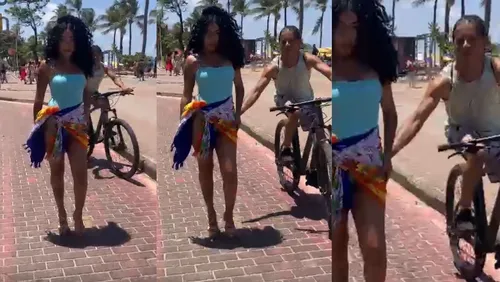 
          Imagem ilustrativa da imagem Modelo é assediada durante sessão de fotos em praia do Recife
          