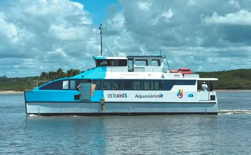 
          Imagem ilustrativa da imagem Nova embarcação do Sistema Aquaviário vai transportar até 100 passageiros
          