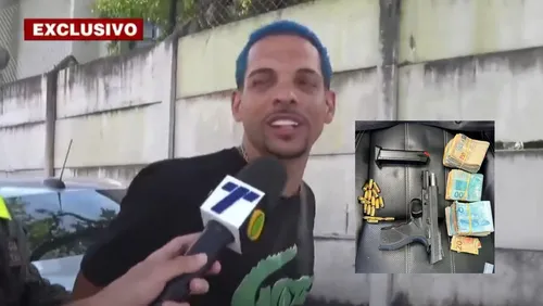 
          Imagem ilustrativa da imagem Polícia prende influenciador Gel Motos com arma, munições e dinheiro
          