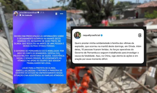 
          Imagem ilustrativa da imagem Prefeita decreta luto oficial em homenagem às vitimas do desabamento de 8 casas
          