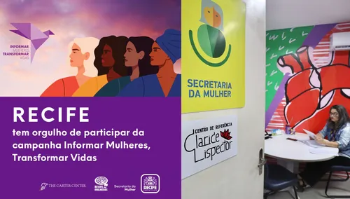 
          Imagem ilustrativa da imagem Recife fará parte da campanha global "Informar Mulheres, Transformar Vidas"
          