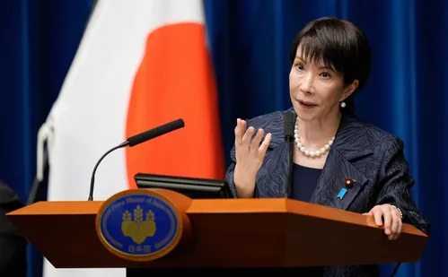 
          Imagem ilustrativa da imagem Sanae Takaichi é eleita primeira-ministra do Japão e se torna 1ª mulher no cargo
          