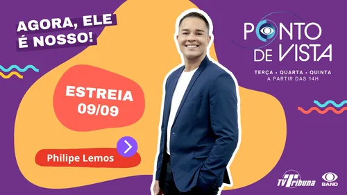 
          Imagem ilustrativa da imagem TV Tribuna/ Band lança o programa "Ponto de Vista", com Philipe Lemos
          