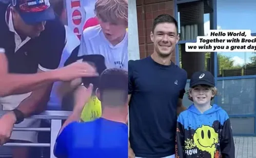 
          Imagem ilustrativa da imagem Tenista reencontra criança que teve boné 'roubado' por CEO milionário no US Open
          