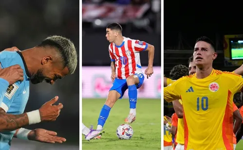 
          Imagem ilustrativa da imagem Uruguai, Paraguai e Colômbia carimbam vaga para a disputa da Copa do Mundo de 2026
          