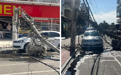 
          Imagem ilustrativa da imagem VÍDEO | Postes caem e interditam rua em Vila Velha
          