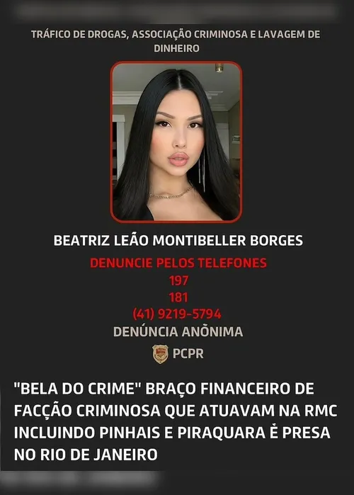 Imagem ilustrativa da imagem Como estudante de Veterinária gerenciava dinheiro do tráfico do PCC, segundo a polícia