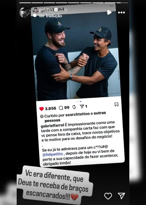 Imagem ilustrativa da imagem Como foi participação de Gabriel Farrel, empresário que morreu aos 31 anos, no Shark Tank
