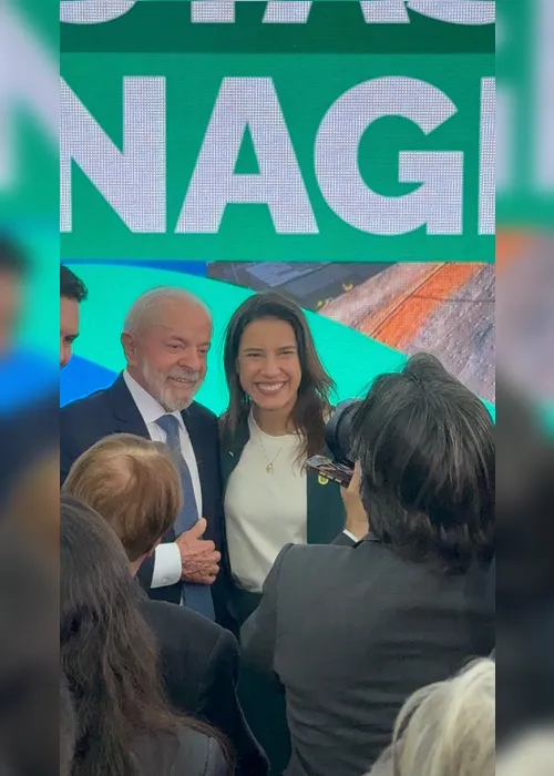 Imagem ilustrativa da imagem Em Brasília, Raquel Lyra comemora os R$ 712 milhões do Novo PAC para obras em PE