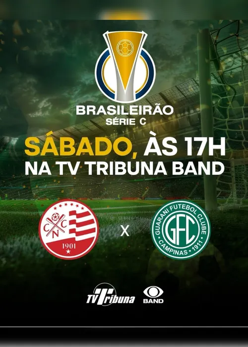 Imagem ilustrativa da imagem Náutico e Guarani se enfrentam neste sábado (13), com transmissão da TV Tribuna