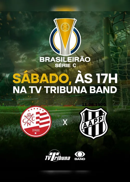 Imagem ilustrativa da imagem TV Tribuna transmite Náutico x Ponte Preta, neste sábado (20)