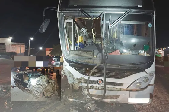 Imagem ilustrativa da imagem Acidente entre ônibus e carro deixa feridos em Salgueiro