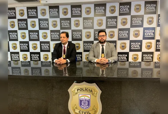 Delegado Paulo Gondim, Gestor DIM; Delegado Diego Acioli, Titular da Delegacia do Espinheiro.