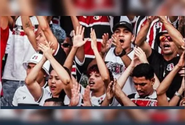 Torcida tricolor vai marcar presença na Arena das Dunas, em Natal - RN