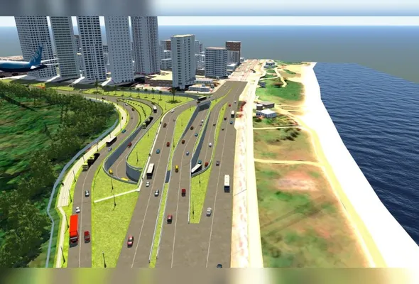 Projeção mostra como serão os mergulhões que vão ser construídos em Jardim Camburi