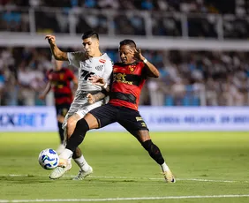 Imagem ilustrativa da imagem Com direito a gol de Neymar, Sport perde para o Santos na Vila