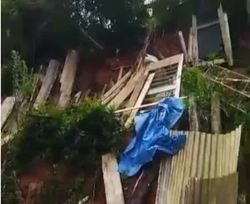 Imagem ilustrativa da imagem Deslizamento de terra atinge residência em Campos do Jordão e deixa um morto