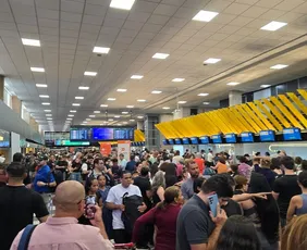 Imagem ilustrativa da imagem Efeito cascata: vendaval histórico em SP afeta voos em ao menos cinco aeroportos pelo Brasil