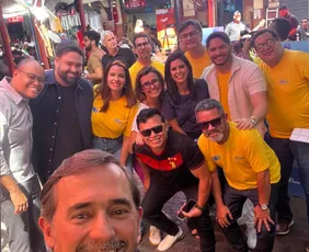 Imagem ilustrativa da imagem Elenco da Tribuna celebra nova programação no Mercado da Boa Vista, no Recife