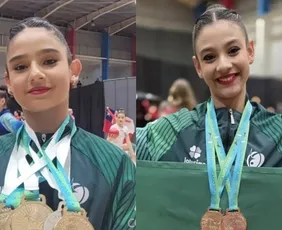 Imagem ilustrativa da imagem Ginastas capixabas conquistam o ouro em Campeonato Sul-Americano na Argentina