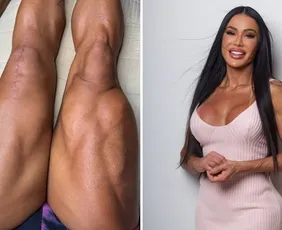 Imagem ilustrativa da imagem Gracyanne Barbosa mostra cicatrizes após cirurgia e desabafa sobre recuperação