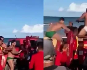 Imagem ilustrativa da imagem O que se sabe sobre a agressão a casal em Porto de Galinhas após discussão com comerciantes