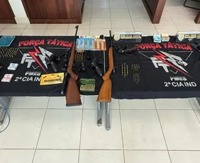 Imagem ilustrativa da imagem Operação apreende 12 armas e prende quatro suspeitos em Afonso Cláudio