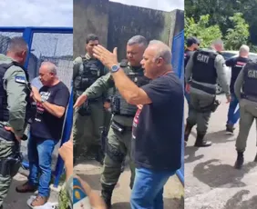 Imagem ilustrativa da imagem Presidente do Sindicato dos Metroviários de Pernambuco é detido pela PM, no Recife