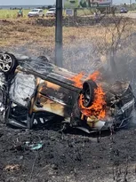 Imagem ilustrativa da imagem Acidente grave deixa um morto e quatro feridos na divisa entre Paraíba e Pernambuco