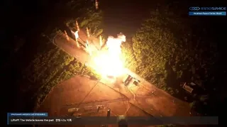 Imagem ilustrativa da imagem CEO de criadora de foguete sul-coreano que explodiu em Alcântara pede desculpas por falha