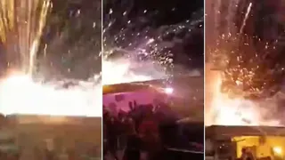 Imagem ilustrativa da imagem Fogos de artifício atingem público em inauguração de programação de Natal no RS; há feridos