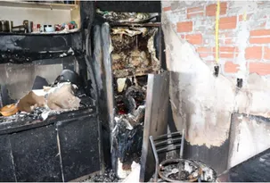 Imagem ilustrativa da imagem Laudo descarta incêndio criminoso em caso de mulher que se pendurou no 12º andar para salvar família