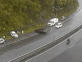 Imagem ilustrativa da imagem Policial atropelado enquanto atendia vítimas em rodovia de SC: ‘Foi um segundo nascimento’