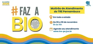 Imagem ilustrativa da imagem TRE-PE realiza mutirão para coleta biométrica e emissão do 1º título