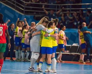 Imagem ilustrativa da imagem Brasil é campeão mundial de Futsal Feminino
