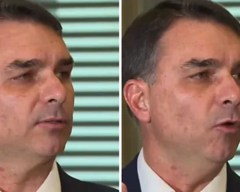 Imagem ilustrativa da imagem Flávio Bolsonaro afirma candidatura irreversível e aposta no peso do sobrenome