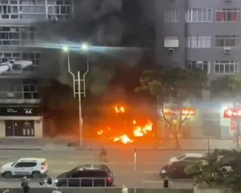 Imagem ilustrativa da imagem Morre idosa ferida em incêndio que atingiu loja em Copacabana, no Rio