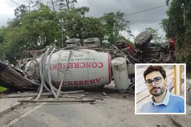
          Imagem ilustrativa da imagem Advogado capixaba morre após carro ser esmagado em acidente com betoneira em SP
          