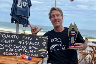 Imagem ilustrativa da imagem Bicampeão de asa-delta morre ao cair de parapente no Rio